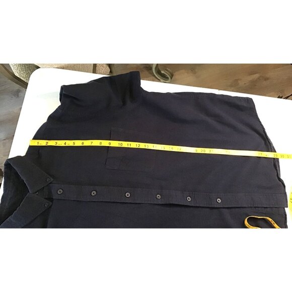 ROUNDTREE & YORKE CASUALS- MENS BLUE 100% COTTON BUTTON DOWN -SIZE X-LARGE - Picture 7 of 7